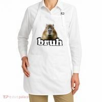 Bruh Capybara Meme Funny Bruh Saying Apron thumb 2