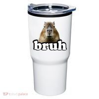 Bruh Capybara Meme Funny Bruh Saying Tumbler thumb 0