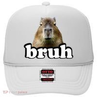 Bruh Capybara Meme Funny Bruh Saying Hat thumb 0