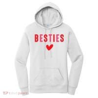 Besties Cute Matching Mother Daughter Friend Valentine's Day Women's Hoodie thumb 0