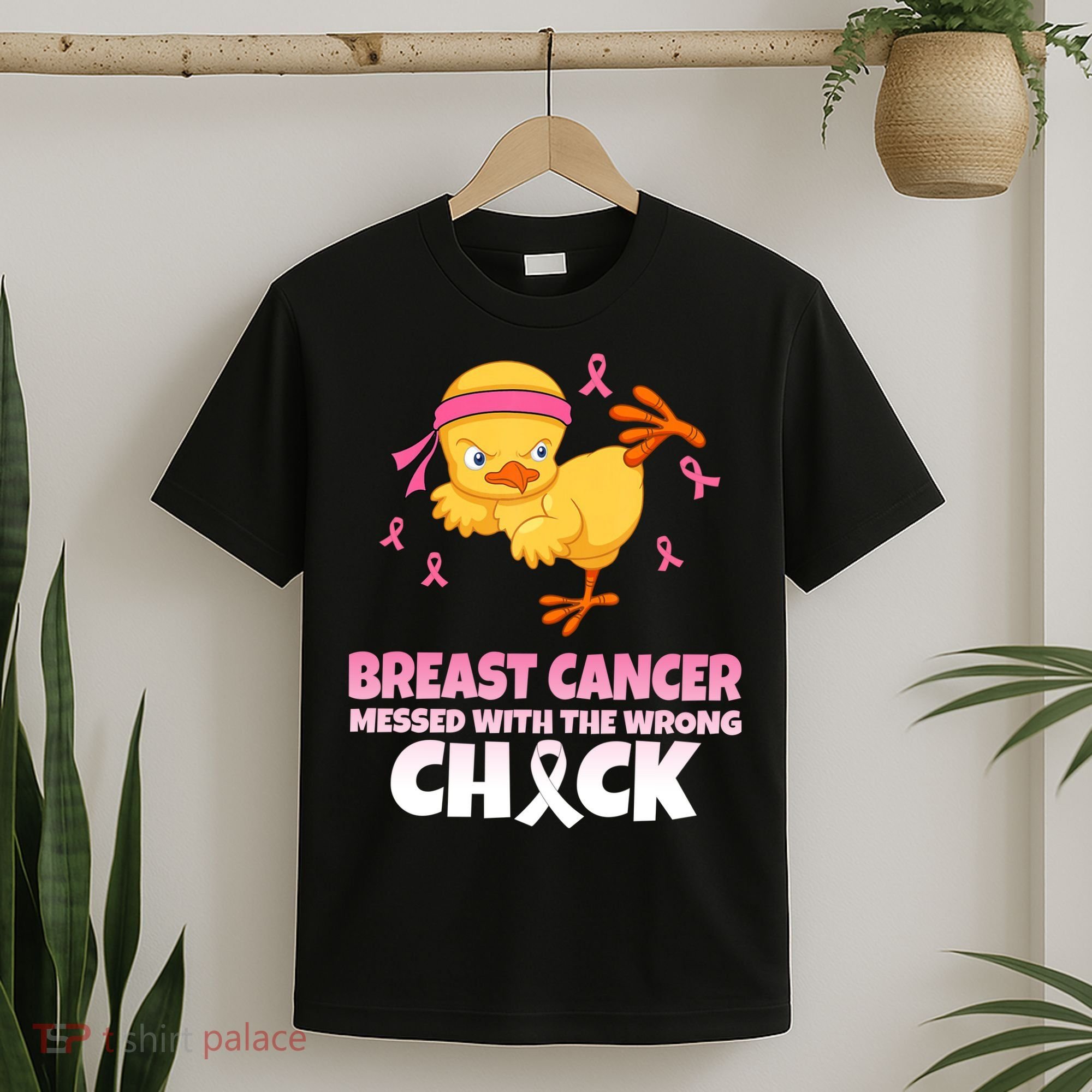 Breast Cancer Messed With The Wrong Chick T-Shirt
