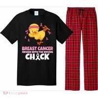 Breast Cancer Messed With The Wrong Chick Pajama Set thumb 0