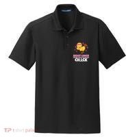 Breast Cancer Messed With The Wrong Chick Dry Zone Grid Polo thumb 0