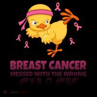 Breast Cancer Messed With The Wrong Chick 16oz Travel Tumbler thumb 2