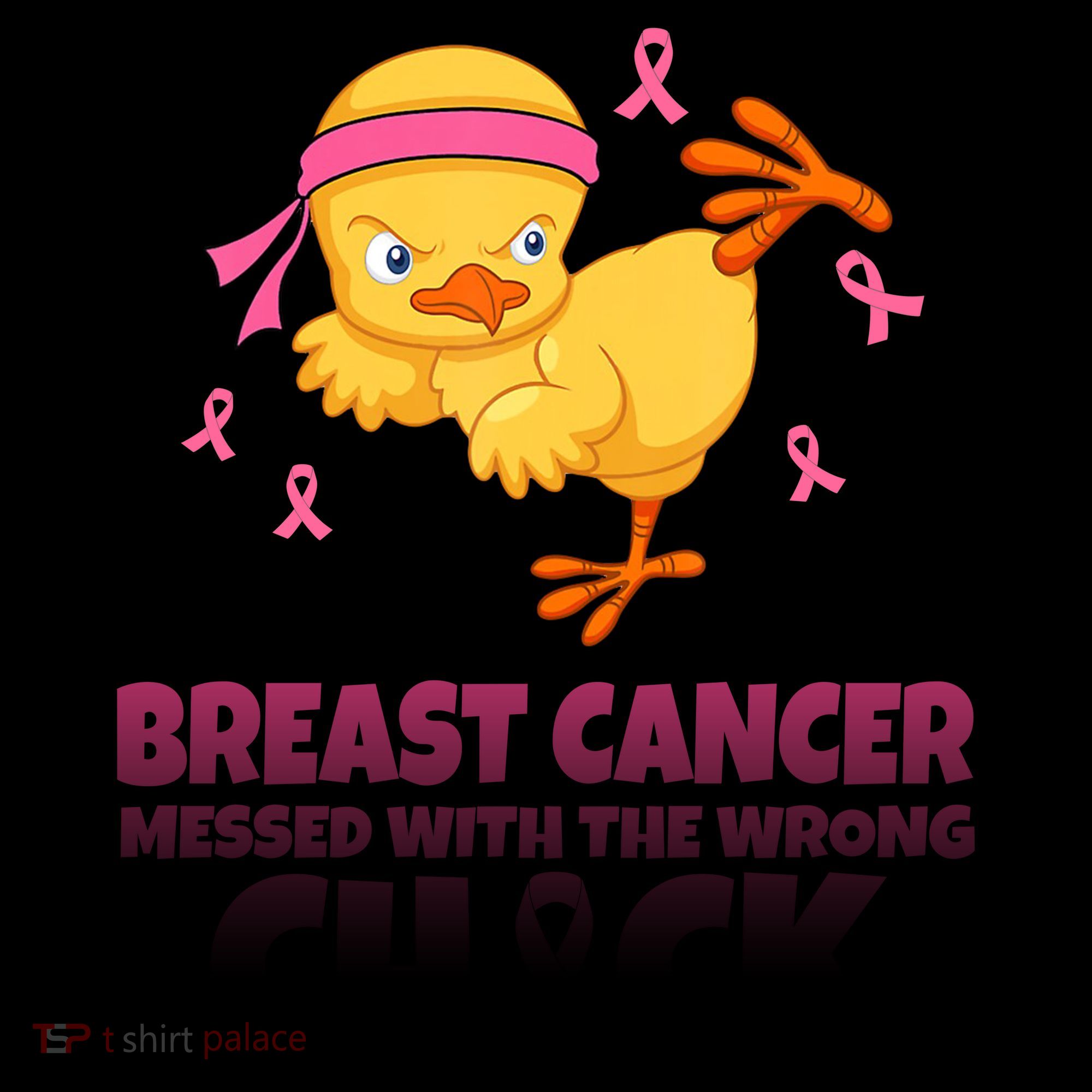 Breast Cancer Messed With The Wrong Chick 16oz Travel Tumbler