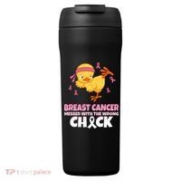 Breast Cancer Messed With The Wrong Chick 24oz Duet Stainless Steel Tumbler thumb 0