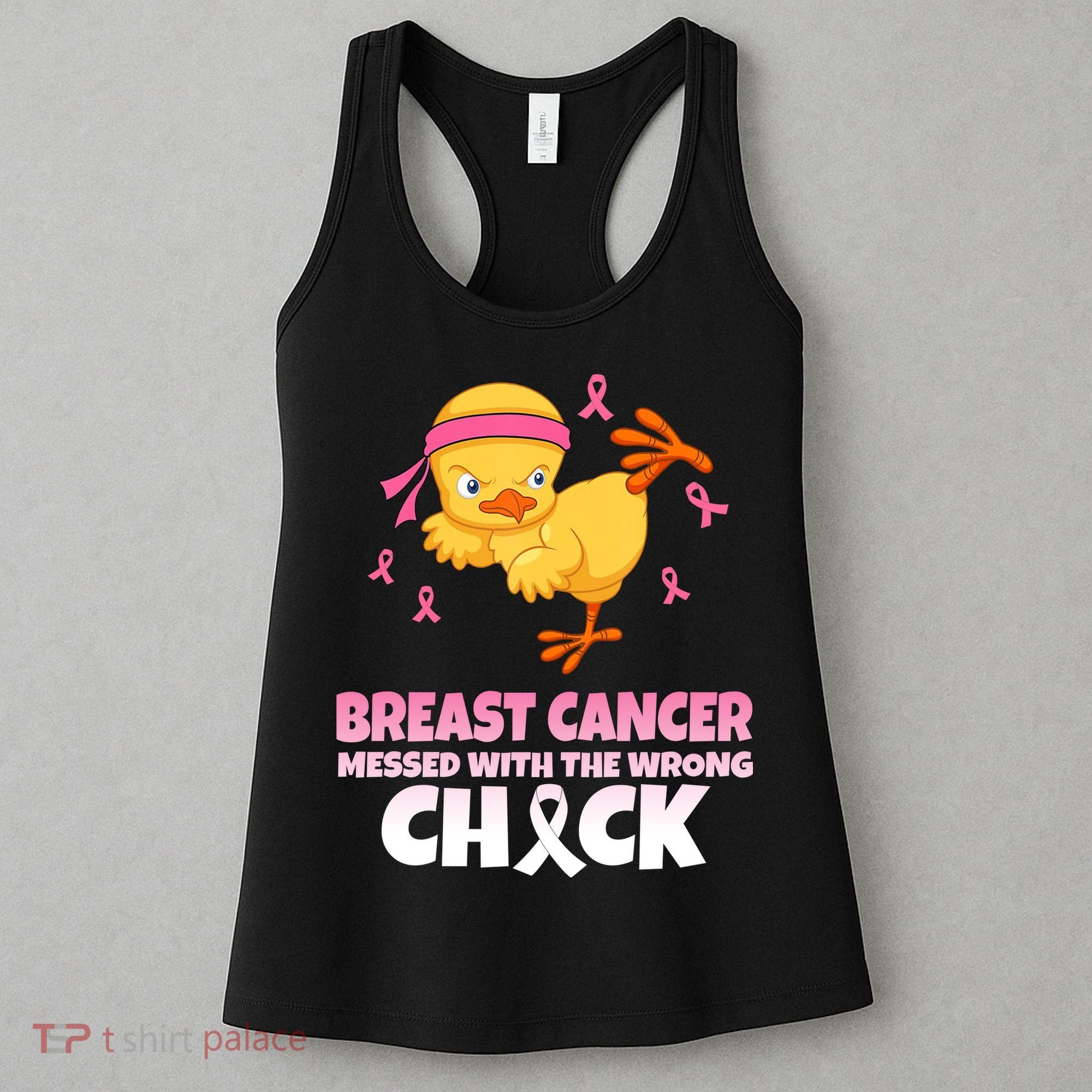 Breast Cancer Messed With The Wrong Chick Women's Tank Top