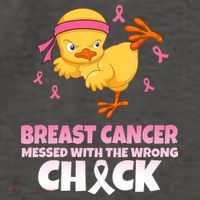 Breast Cancer Messed With The Wrong Chick Vector Backpack thumb 2