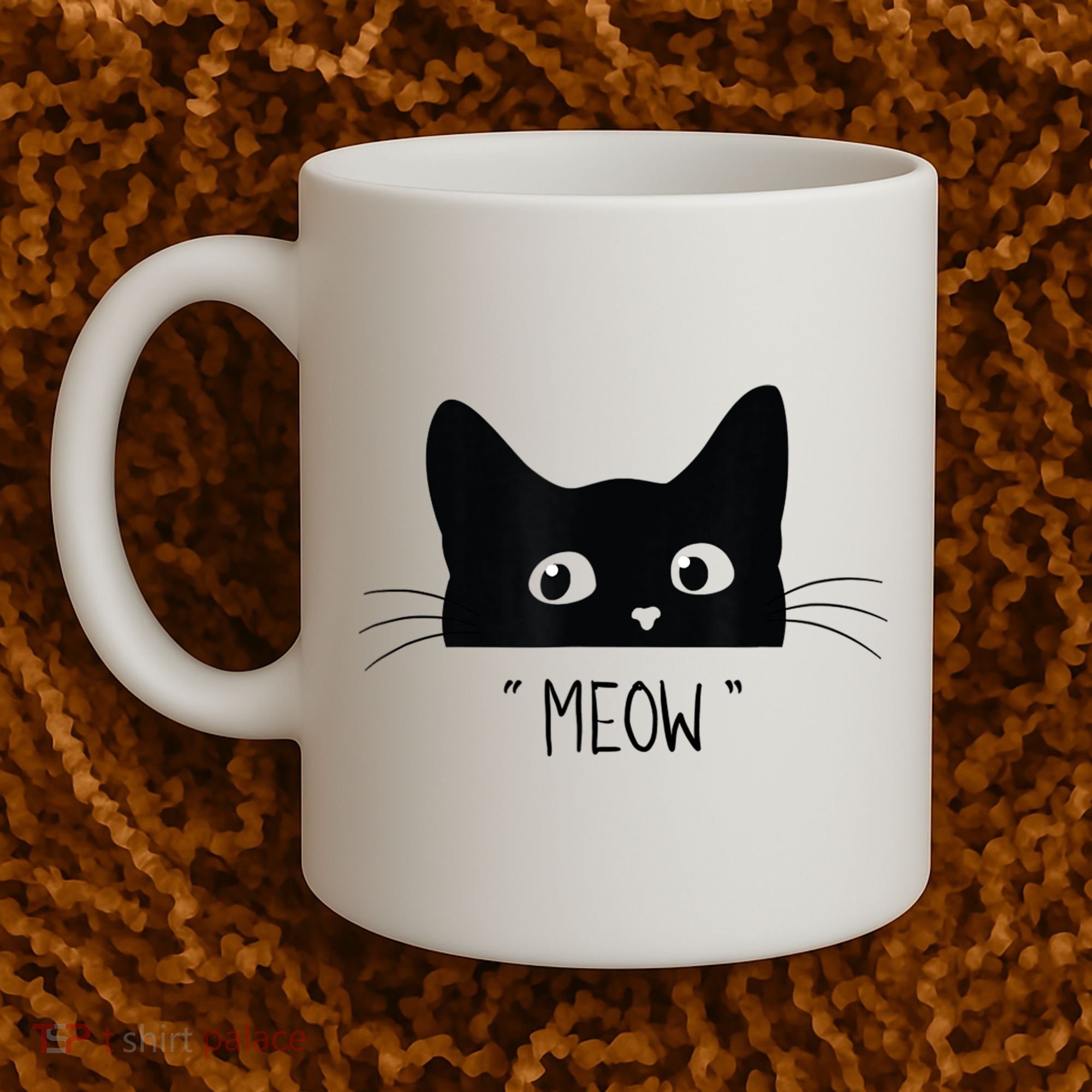Black Cat Meow Cat Meow Kitty Funny Cats Kitty Coffee Mug