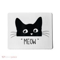 Black Cat Meow Cat Meow Kitty Funny Cats Kitty Mousepad thumb 0