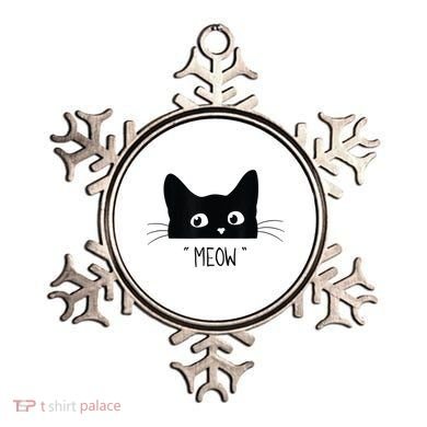 Black Cat Meow Cat Meow Kitty Funny Cats Kitty Ornament
