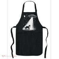 Border Collie Mom Dad Dog Funny Alien Ufo Apron thumb 0