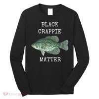 Black Crappie Matter Crappie Fishing Long Sleeve Shirt thumb 0