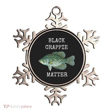 Black Crappie Matter Crappie Fishing Ornament