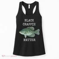 Black Crappie Matter Crappie Fishing Women's Tank Top thumb 0