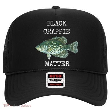 Black Crappie Matter Crappie Fishing Hat
