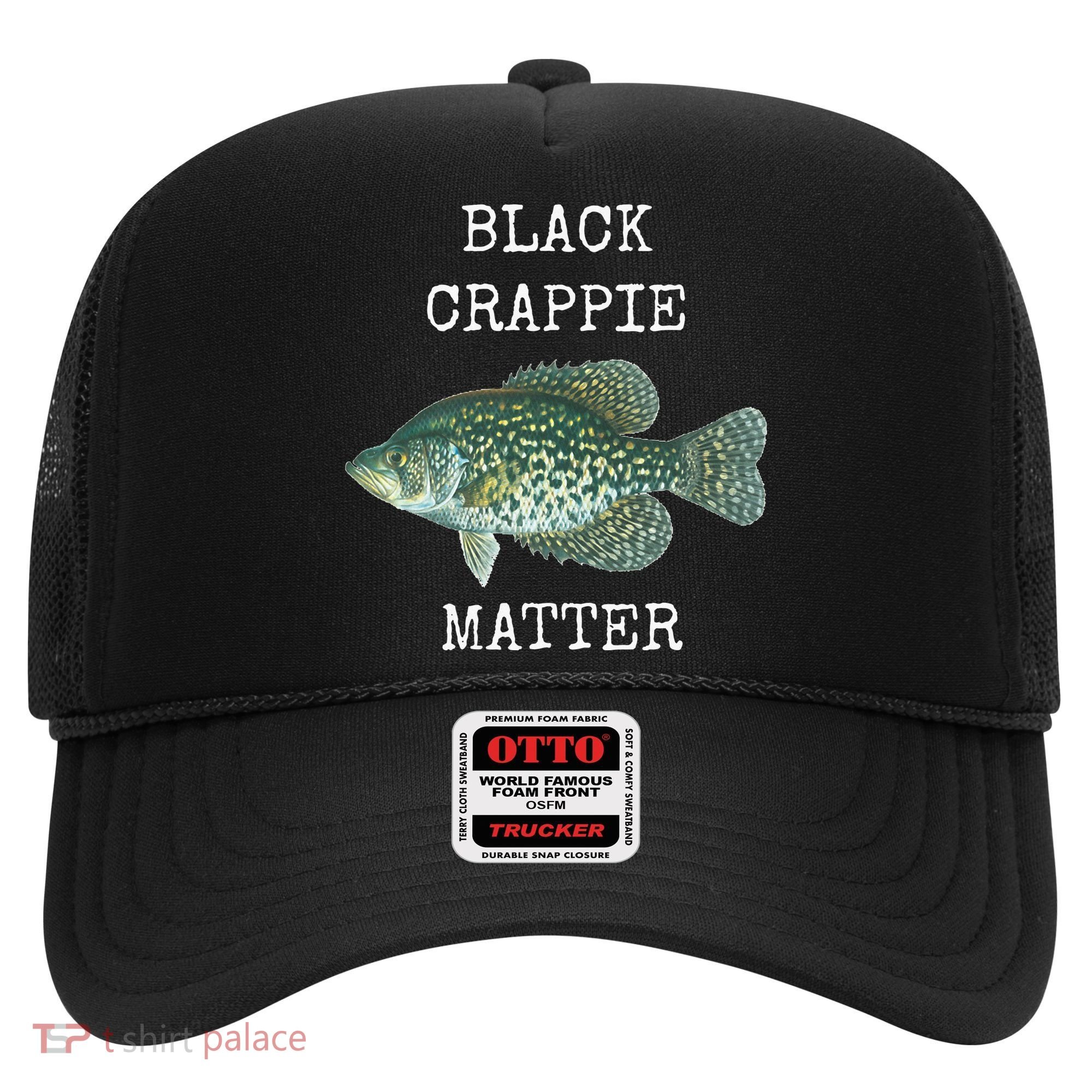 Black Crappie Matter Crappie Fishing Hat