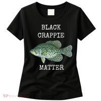 Black Crappie Matter Crappie Fishing Women's T-Shirt thumb 0