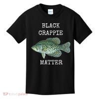 Black Crappie Matter Crappie Fishing Kids T-Shirt thumb 0
