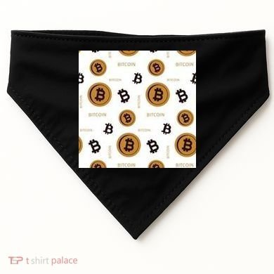 Bitcoin Cryptocurrency Money USA-Made Doggie Bandana