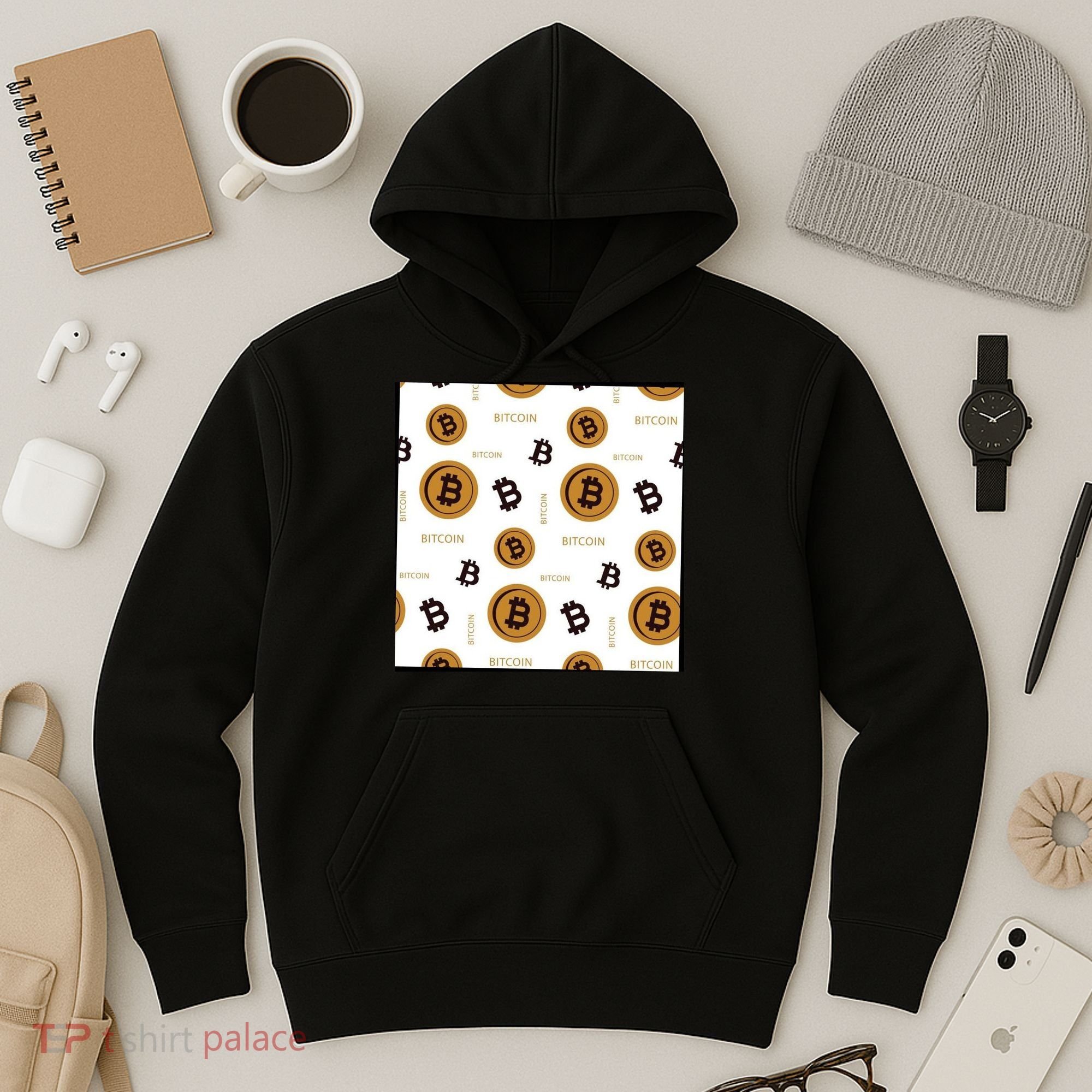Bitcoin Cryptocurrency Money Hoodie