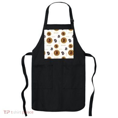 Bitcoin Cryptocurrency Money Apron