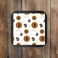 Bitcoin Cryptocurrency Money Coaster thumb 0