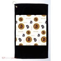 Bitcoin Cryptocurrency Money Golf Towel thumb 0