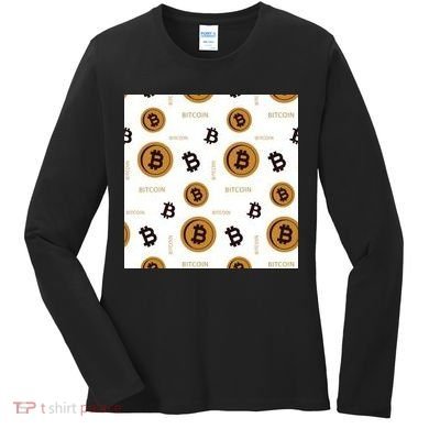 Bitcoin Cryptocurrency Money Women's Long Sleeve Shirt