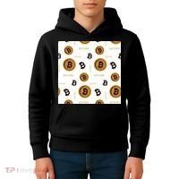 Bitcoin Cryptocurrency Money Kids Hoodie thumb 4