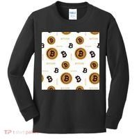 Bitcoin Cryptocurrency Money Kids Long Sleeve Shirt thumb 0