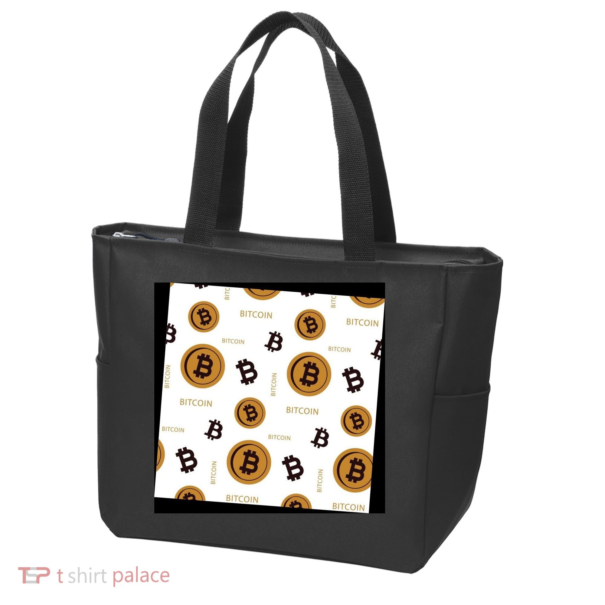 Bitcoin Cryptocurrency Money Tote Bag