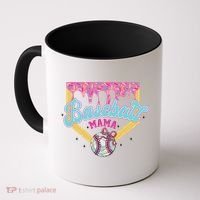 Baseball Cute Mama Ice Cream Cute Baseball Mom Gift Coffee Mug thumb 0