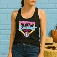 Baseball Cute Mama Ice Cream Cute Baseball Mom Gift Women's Tank Top thumb 2