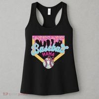 Baseball Cute Mama Ice Cream Cute Baseball Mom Gift Women's Tank Top thumb 3