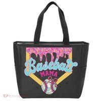 Baseball Cute Mama Ice Cream Cute Baseball Mom Gift Tote Bag thumb 0