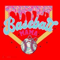 Baseball Cute Mama Ice Cream Cute Baseball Mom Gift Santa Hat thumb 1
