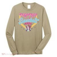 Baseball Cute Mama Ice Cream Cute Baseball Mom Gift Long Sleeve Shirt thumb 0