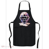 Baseball Catcher Mask Ice Cream Dripping Fan Apron thumb 0