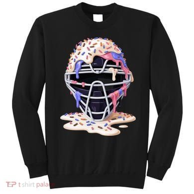 Baseball Catcher Mask Ice Cream Dripping Fan Sweatshirt