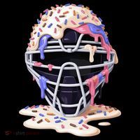 Baseball Catcher Mask Ice Cream Dripping Fan Coffee Mug thumb 5