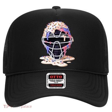 Baseball Catcher Mask Ice Cream Dripping Fan Hat