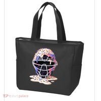 Baseball Catcher Mask Ice Cream Dripping Fan Tote Bag thumb 3