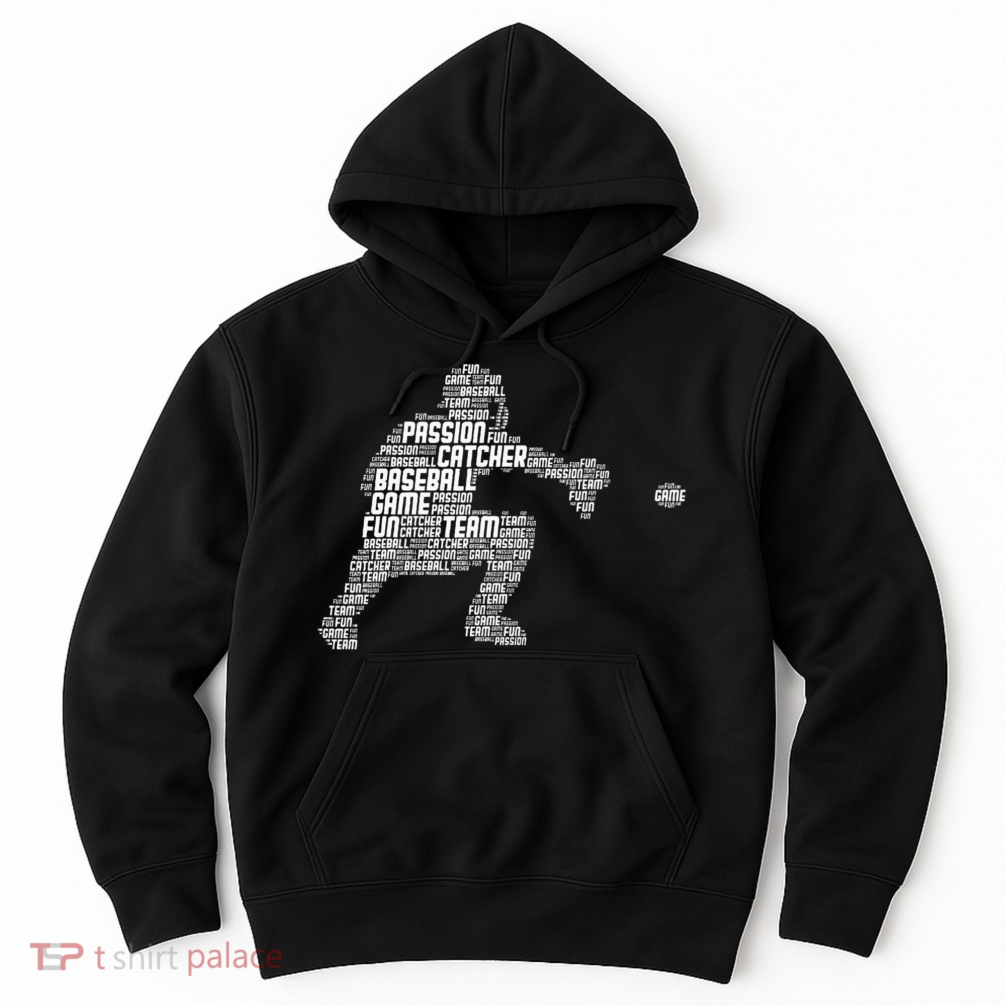 Baseball Catcher Men Kids Hoodie