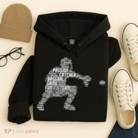 Baseball Catcher Men Kids Hoodie thumb 4