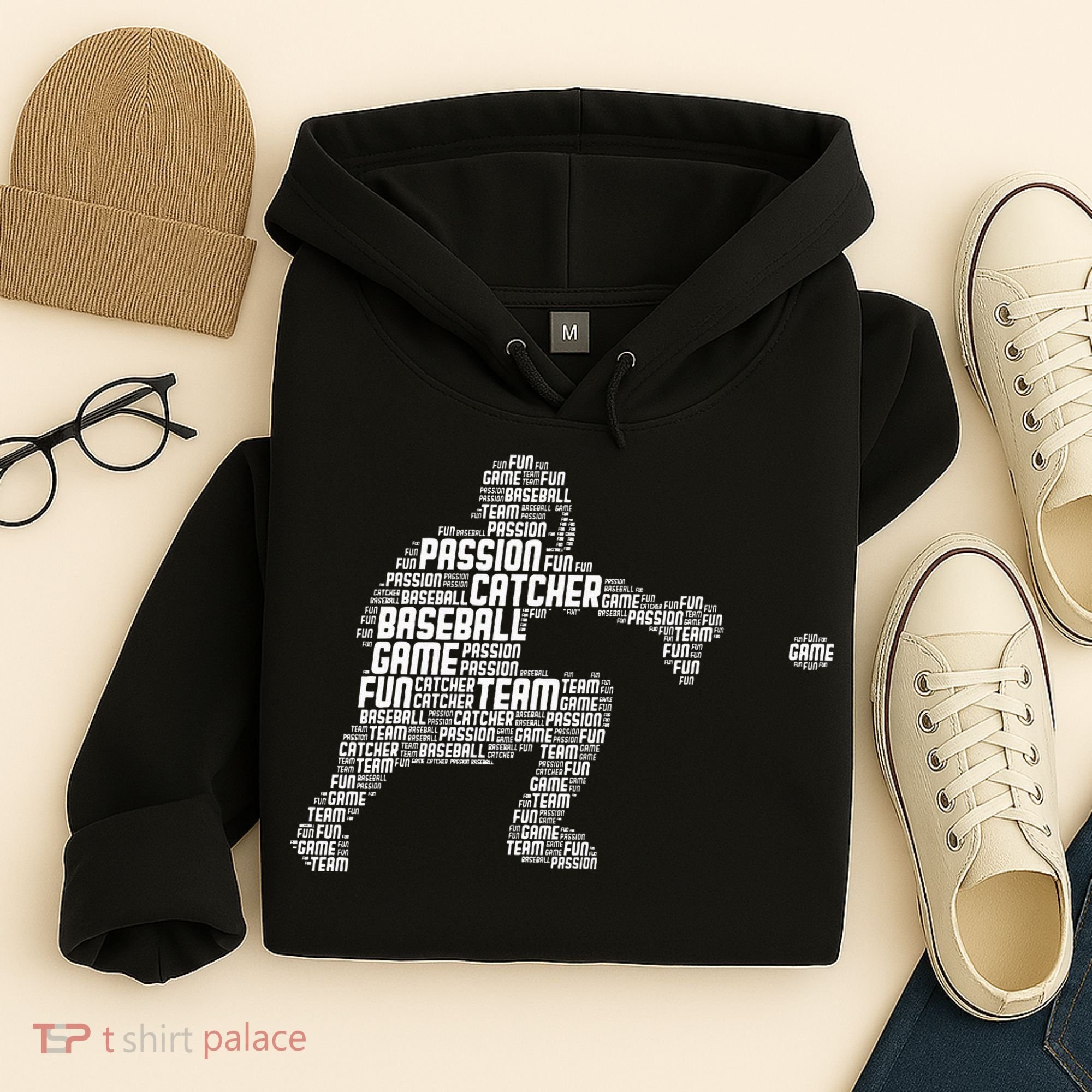 Baseball Catcher Men Kids Hoodie