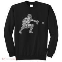 Baseball Catcher Men Kids Sweatshirt thumb 0