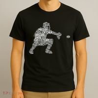 Baseball Catcher Men Kids T-Shirt thumb 3