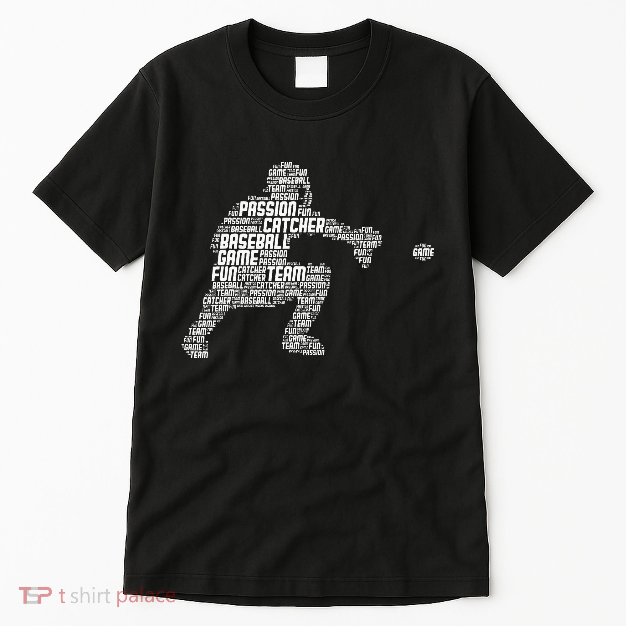Baseball Catcher Men Kids Tall T-Shirt