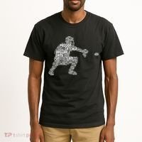 Baseball Catcher Men Kids Tall T-Shirt thumb 2